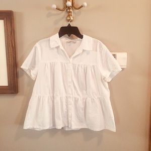 Madewell Seamed Button-down Shirt